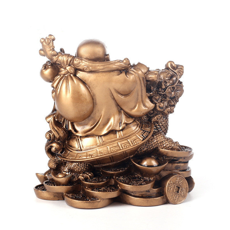 Resin Laughing Buddha Statue for Home Decor and Feng Shui