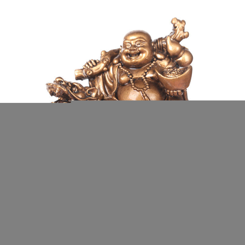 Resin Laughing Buddha Statue for Home Decor and Feng Shui